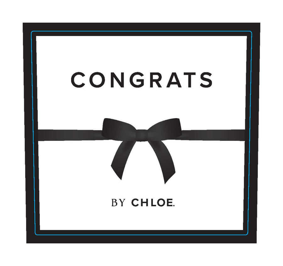 Chloe Bottle Labels - Claret - Congrats