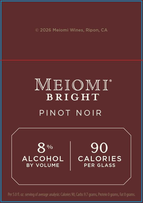 Meiomi Bright Shelf Talker - Pinot Noir
