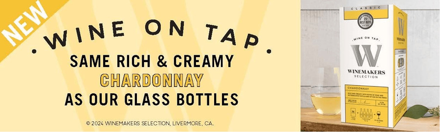 Winemakers Wine on Tap Shelf Strip - Chardonnay