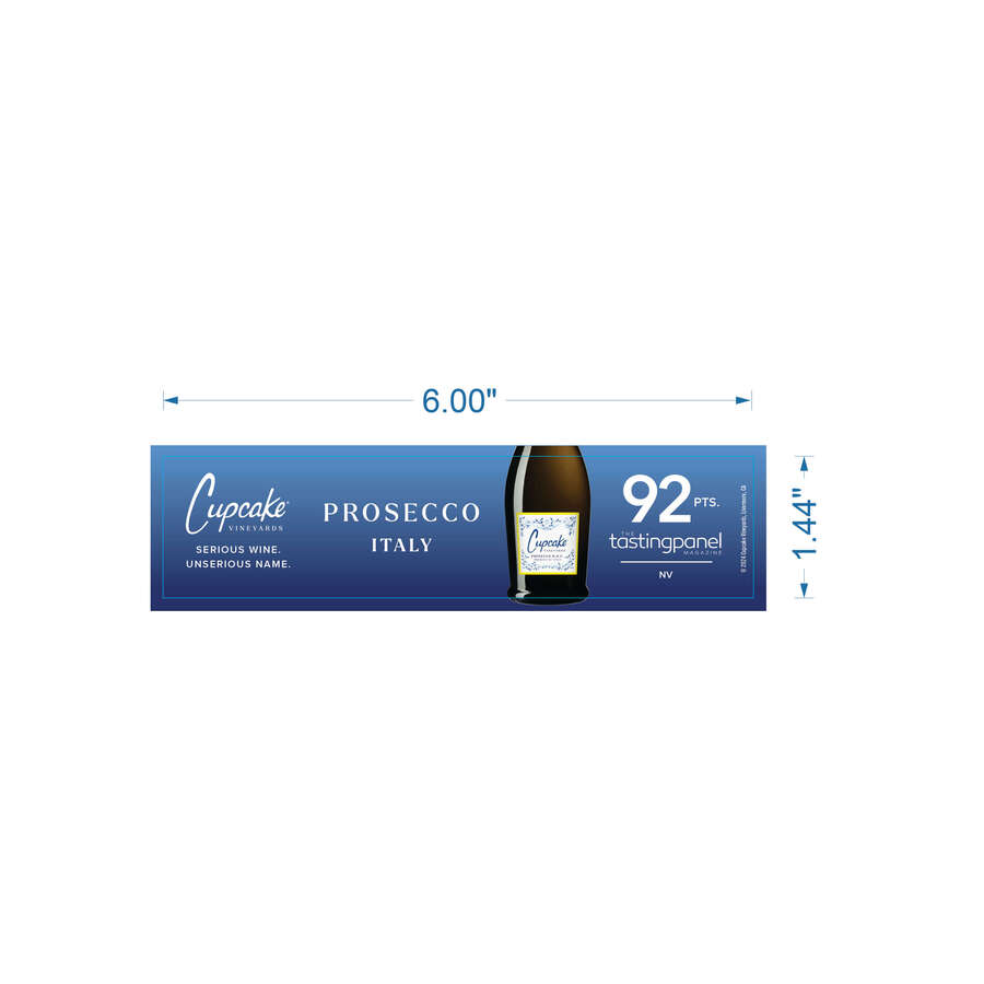 Cupcake Quality Walmart Shelf Strip - Prosecco
