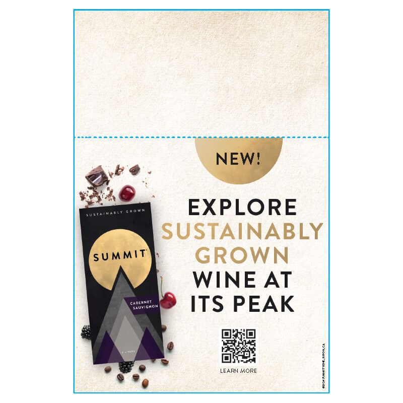 Summit Shelf Talker - Cabernet