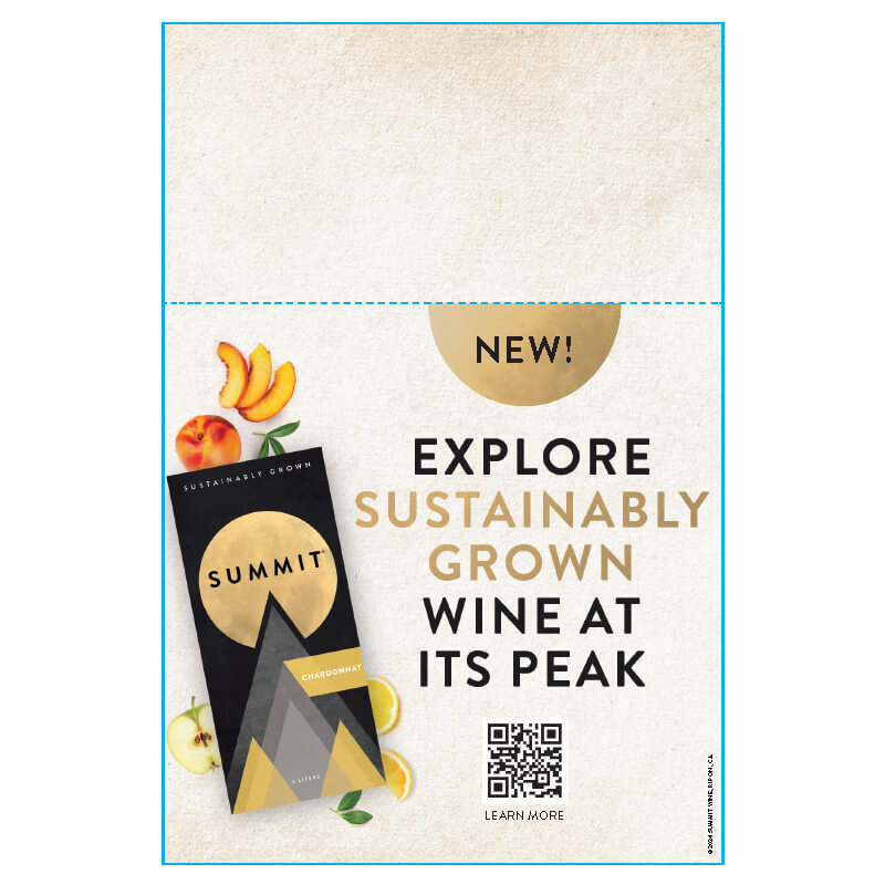 Summit Shelf Talker - Chardonnay