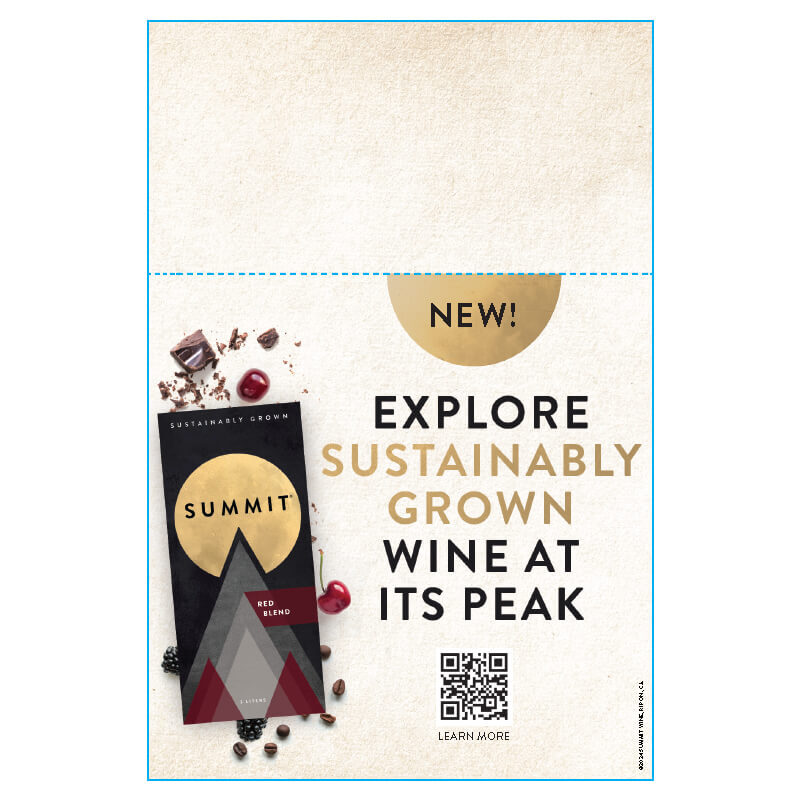 Summit Shelf Talker - Red Blend