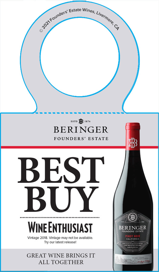 Beringer Founders Estate Best Buy- Wine Enthusiast Bottle Necker