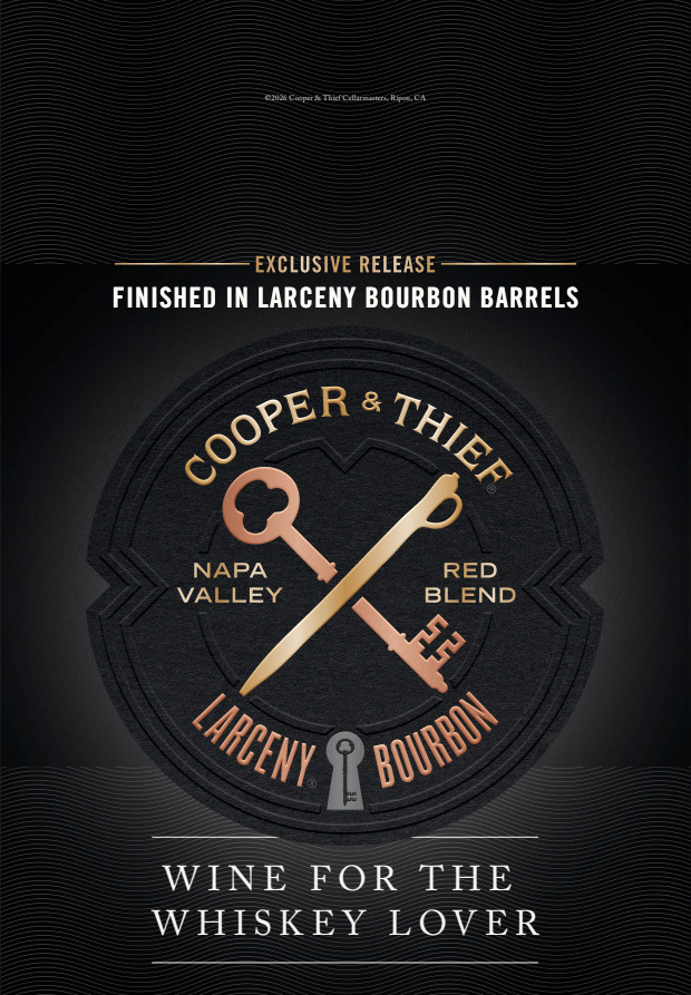 Cooper & Thief Napa Red Blend Larceny Launch Case Talker