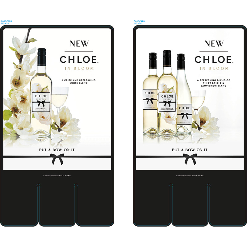 Chloe In Bloom Case Card - 13.5 x 24