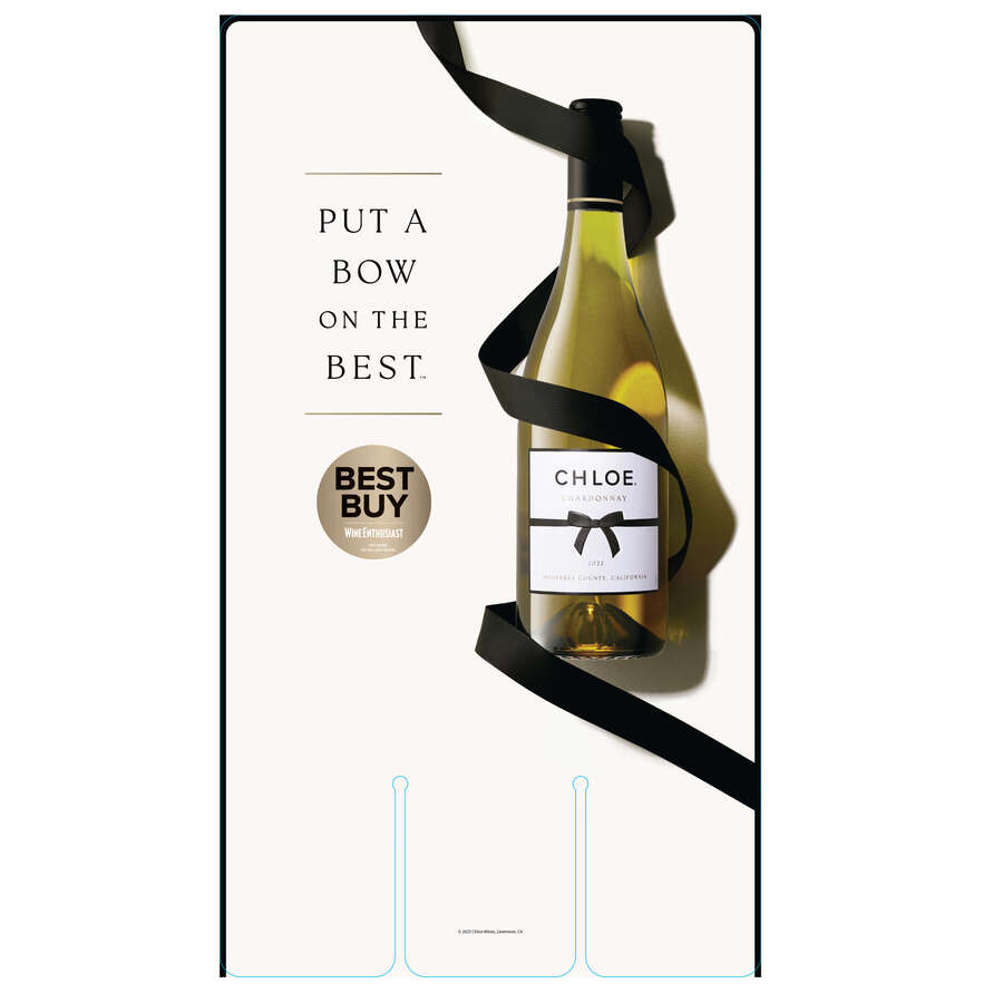 Chloe Put A Bow On the Best Case Card - Chardonnay