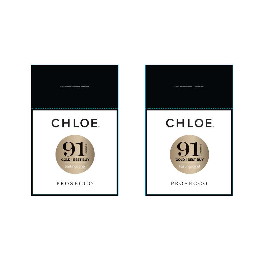 Chloe Put a Bow on the Best Shelf Talker - Prosecco