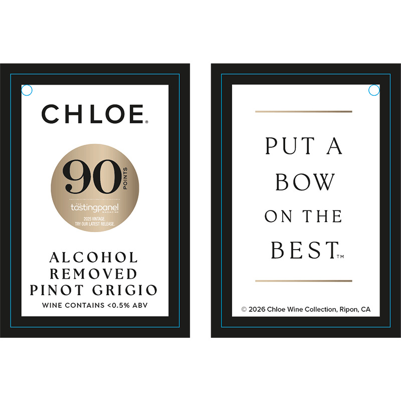 Chloe Alcohol-Removed Pinot Grigio String Bottle Necker