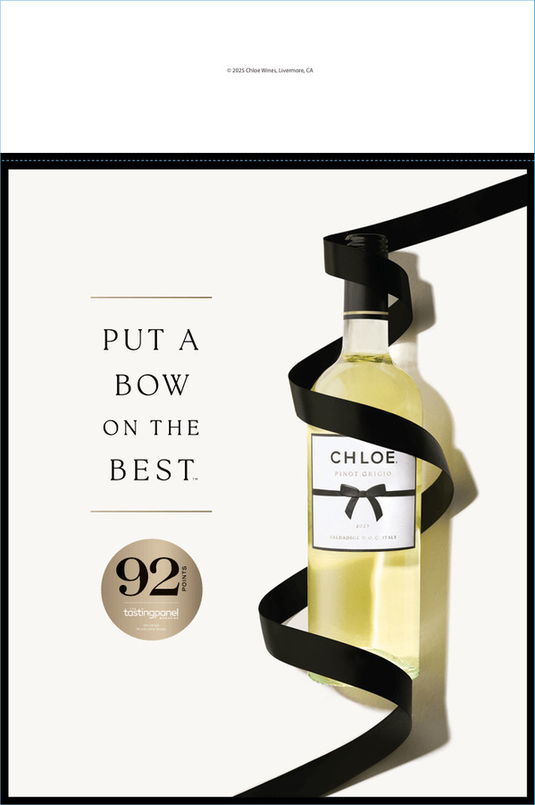 Chloe Put A Bow On The Best Case Talker - Pinot Grigio Consolidator Inventory