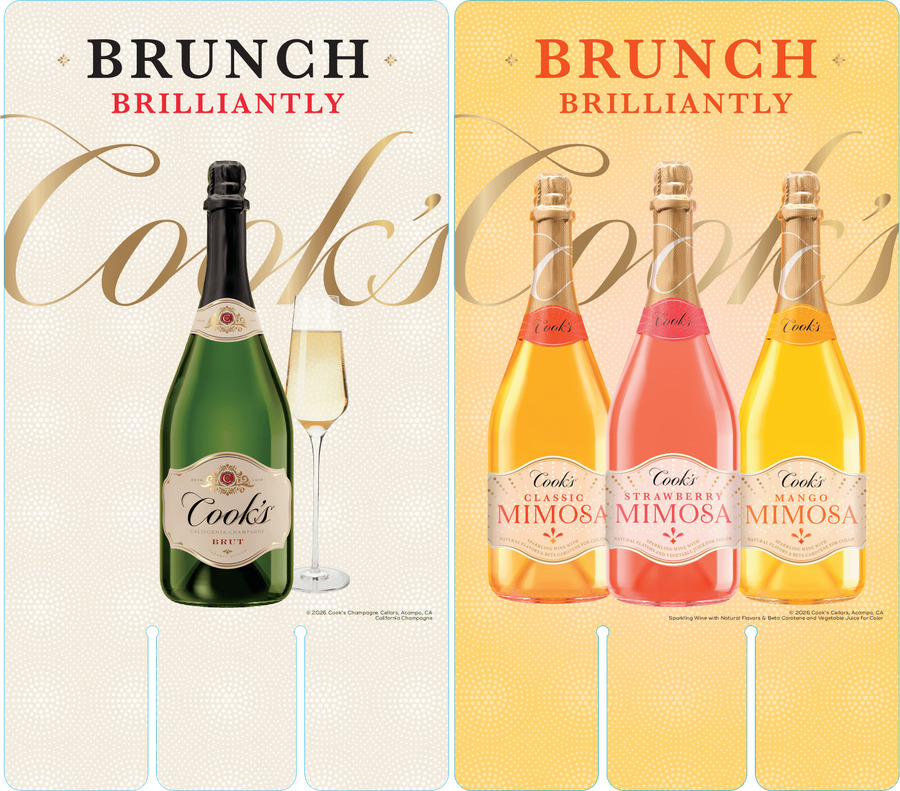 Cook's Brunch Double Sided Case Card - 13.5 x 24