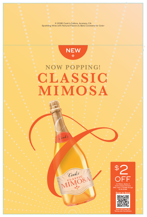 Cook's Classic Mimosa Launch Case Talker