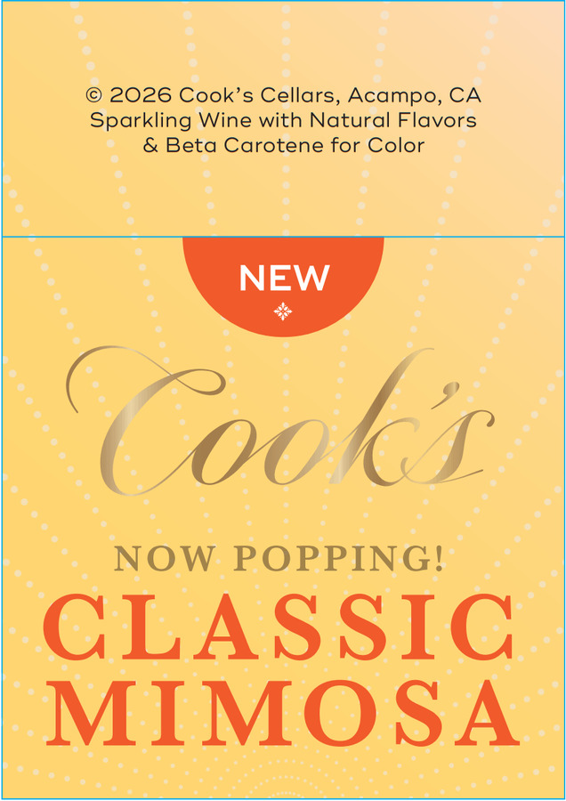 Cook's Classic Mimosa Launch Shelf Talker