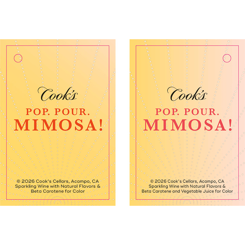 Cook's 2026 Flow String Bottle Talker - Mimosa