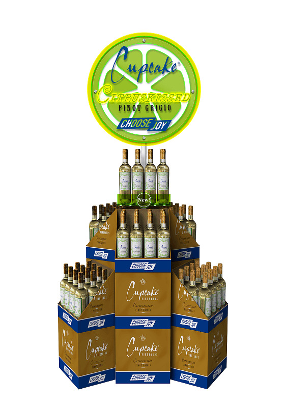 Cupcake Citruskissed Pole Topper - Pinot Grigio