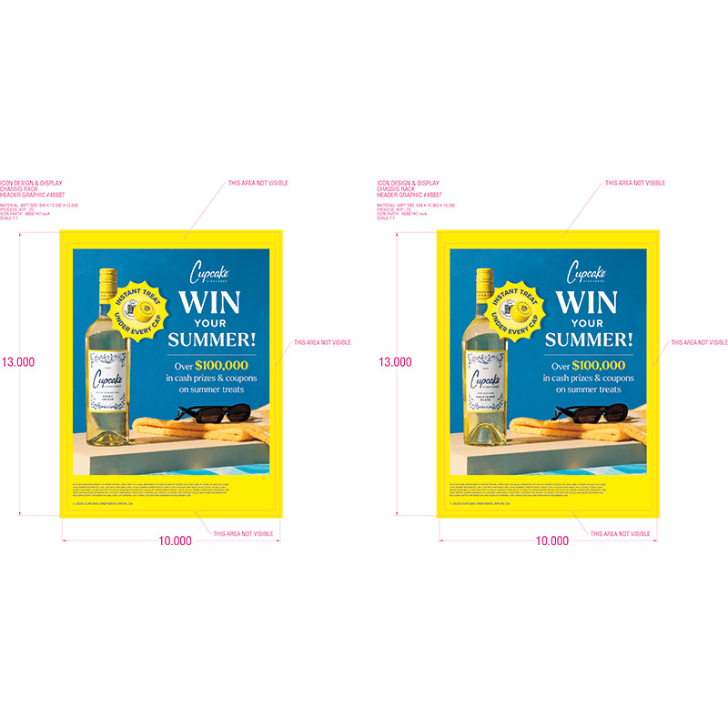 Cupcake Win Your Summer Header Card