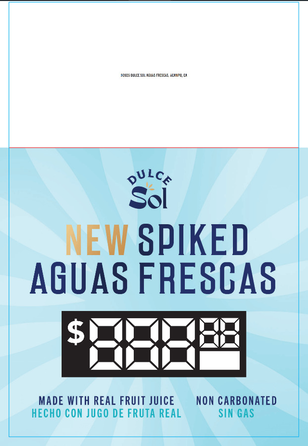 Dulce Sol Launch Crazy 8 Shelf Talker