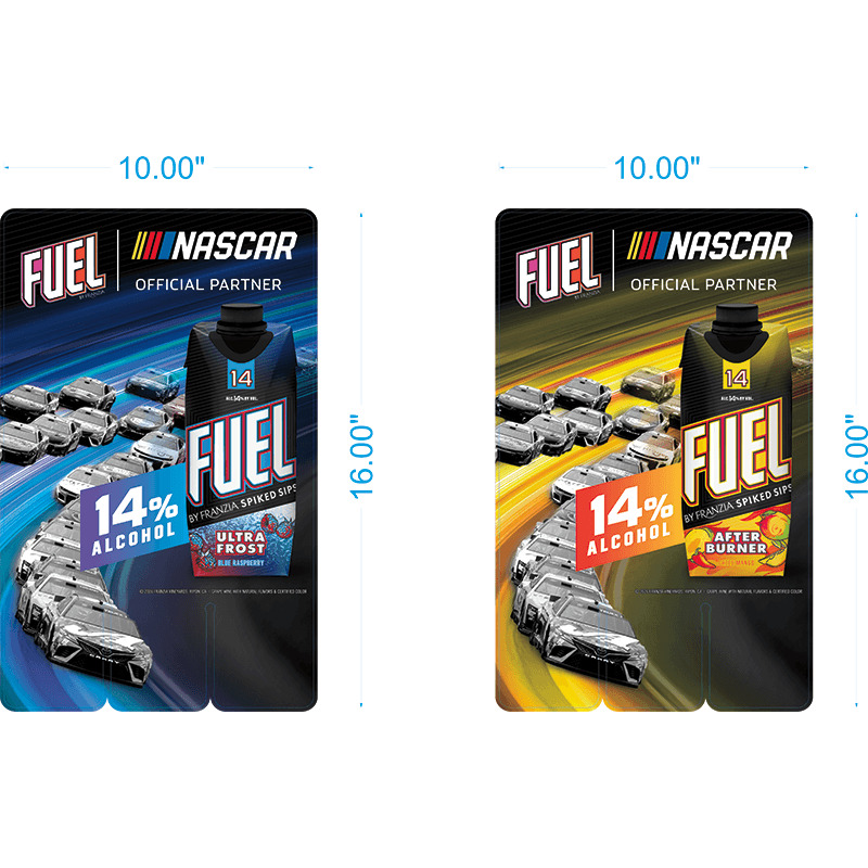 Fuel 2026 Nascar Flow Case Card - Ultra Frost / After Burner