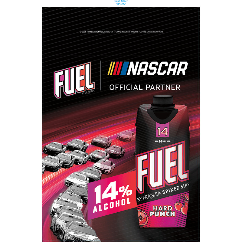 Fuel 2026 Nascar Flow Double Sided Case Talker - Hard Punch