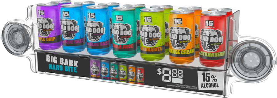 Mad Dog Can Divider Bin Display