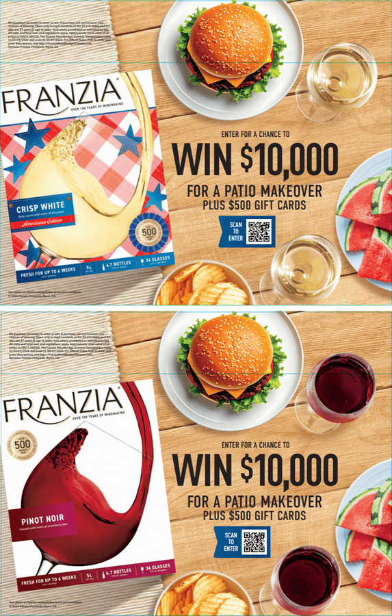 Franzia Summer-Great American BBQ Case Talker