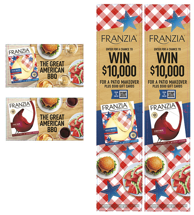Franzia Summer-Great American BBQ Weekender Header and Panel Set
