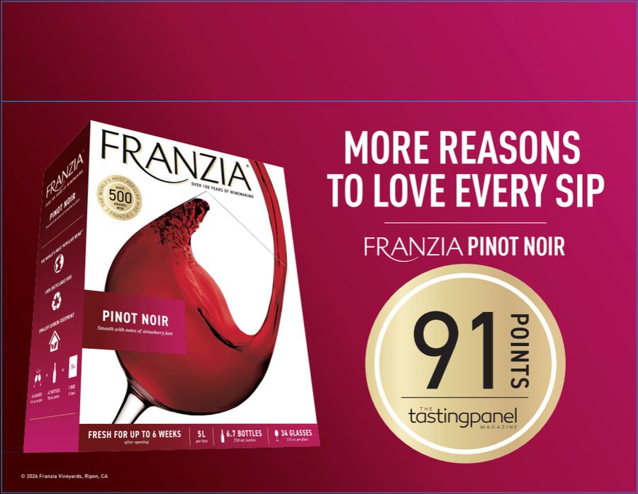 Franzia Tasting Panel Case Talker - Pinot Noir