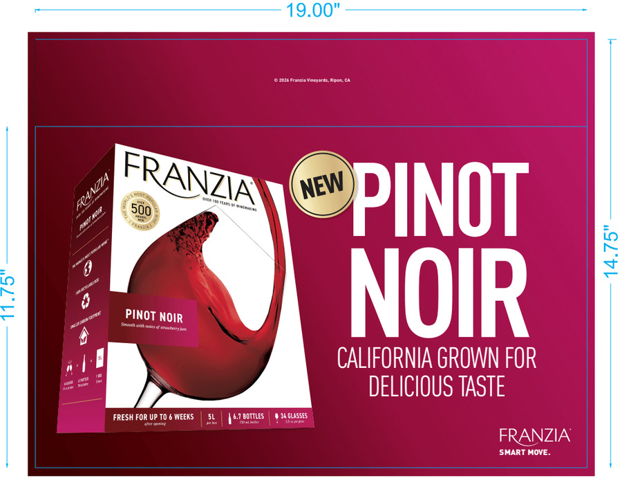 Franzia Pinot Noir Case Talker