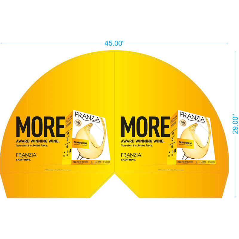Franzia Smart Move Corner Board - Chardonnay