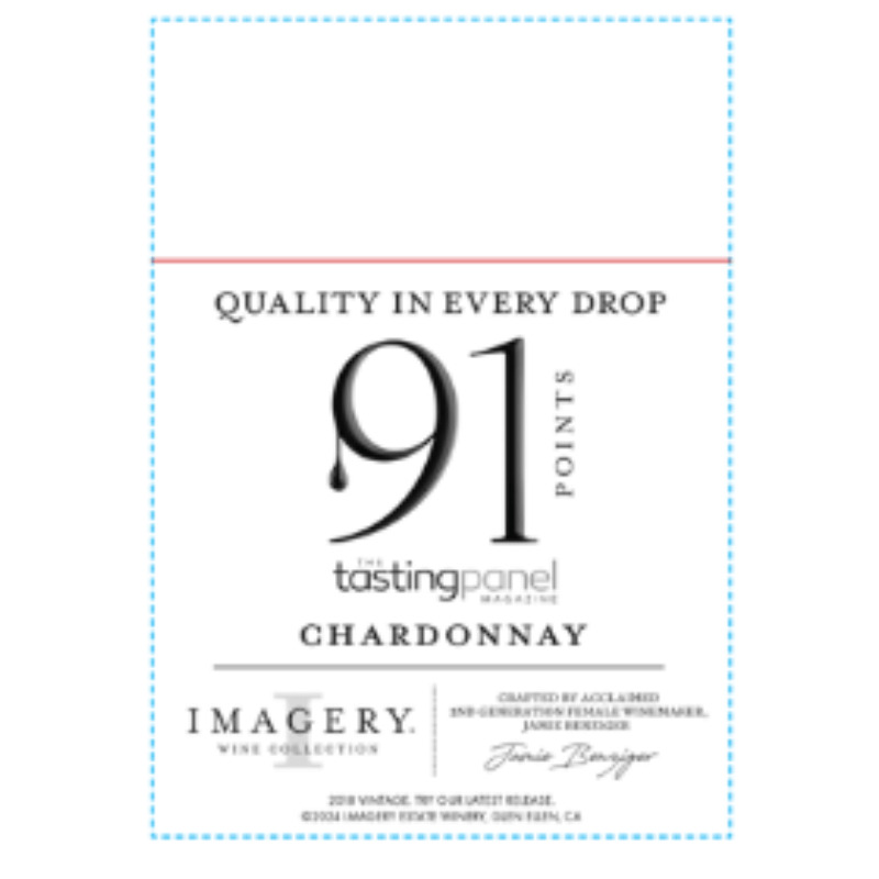 Imagery Quality Shelf Talker - Chardonnay