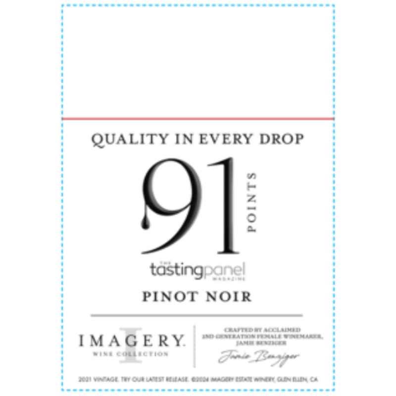 Imagery Quality Shelf Talker - Pinot Noir