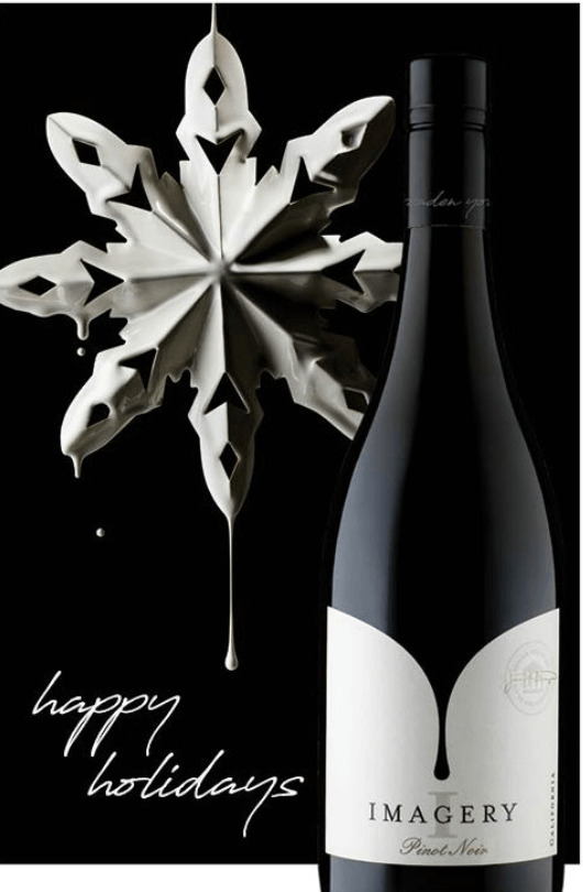 Imagery On-Prem Happy Holidays Card - Pinot Noir