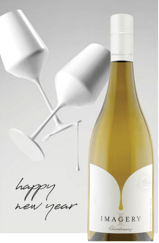 Imagery On-Prem New Years Card - Chardonnay