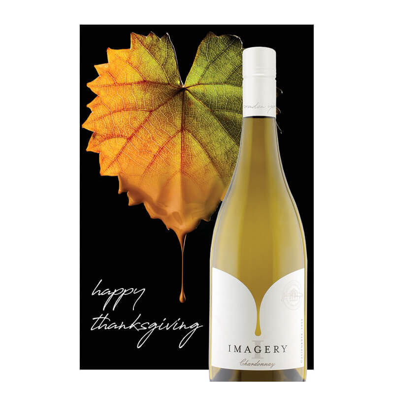 Imagery Thanksgiving Greeting Card - Chardonnay