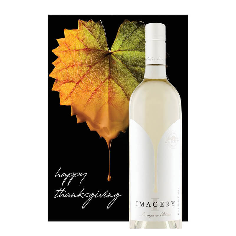 Imagery Thanksgiving Greeting Card - Sauvignon Blanc