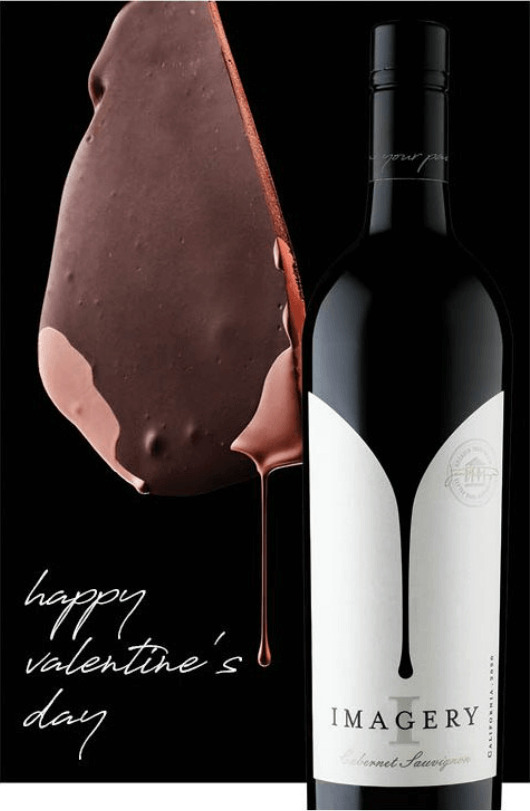 Imagery On-Prem Valentines Day Card - Cabernet Sauvignon