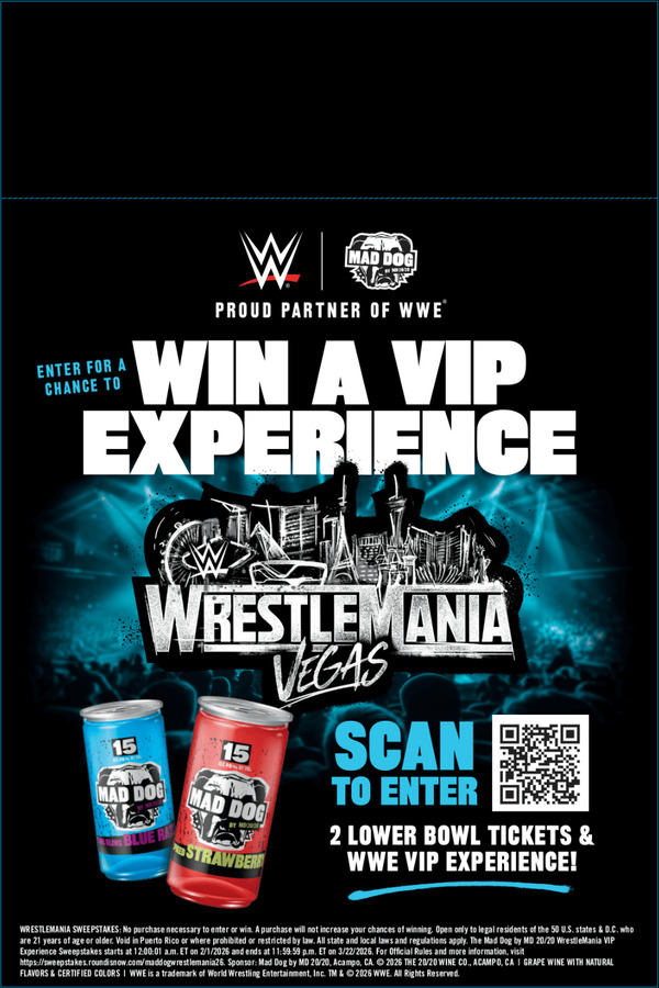 Mad Dog WrestleMania Sweepstakes Case Talker