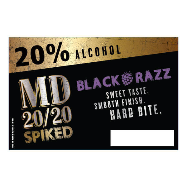 MD 20/20 Spiked! Box Cling