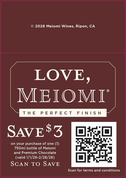 Love, Meiomi Bright Shelf Talker - Pinot Noir