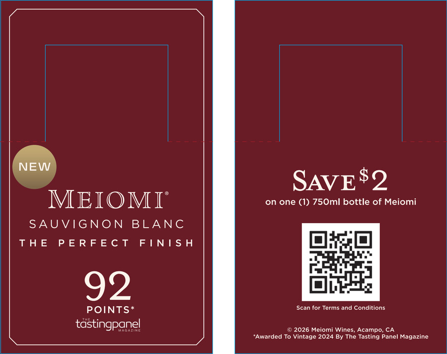 Meiomi Sauvignon Blanc Flow Bottle Necker