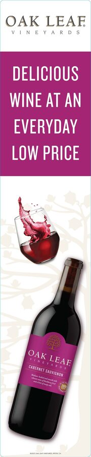 Oak Leaf Walmart SWAS End Cap Side Panels - Cabernet Sauvignon