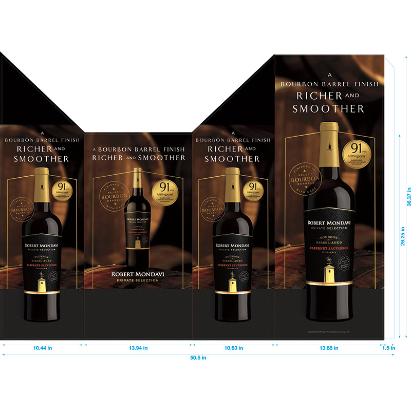 Robert Mondavi Private Selection 2026 Flow Case Sleeve - Bourbon Barrel