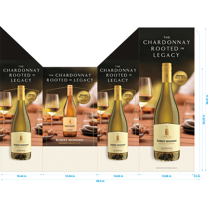 Robert Mondavi Private Selection 2026 Flow Case Sleeve - Chardonnay