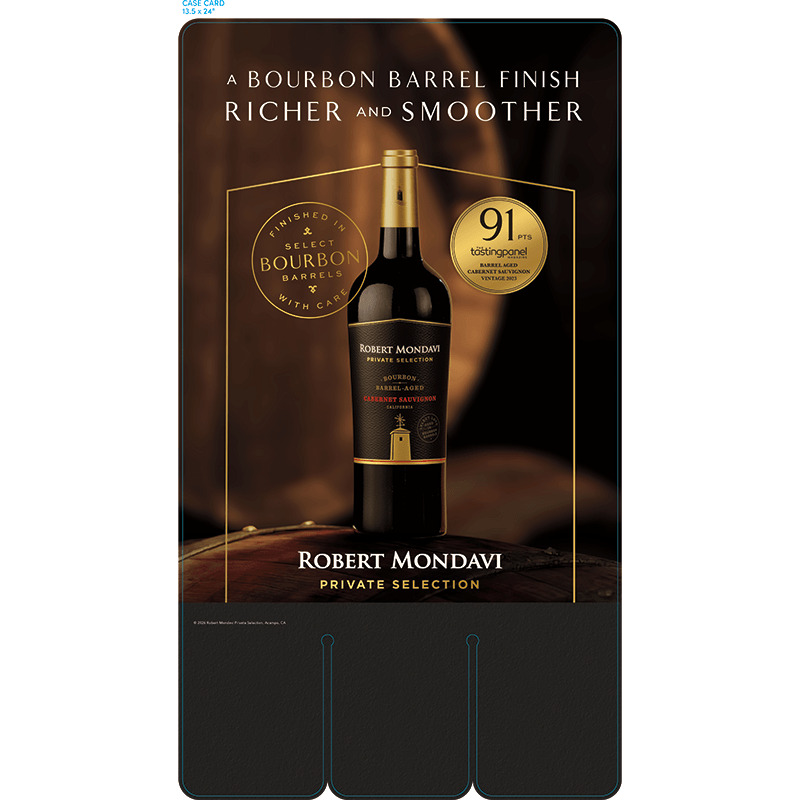 Robert Mondavi Private Selection 2026 Flow Case Card - Bourbon Barrel