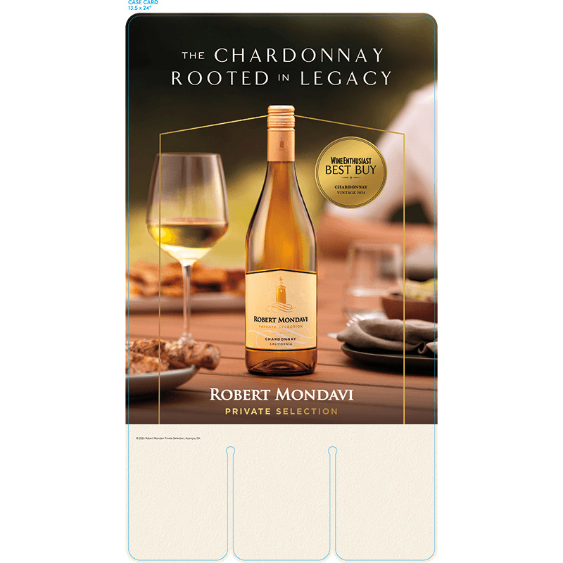 Robert Mondavi Private Selection 2026 Flow Case Card - Chardonnay