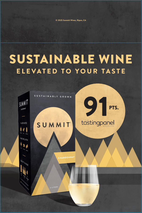 Summit Flow 2026 Double Sided Case Talker - Chardonnay and Pinot Grigio