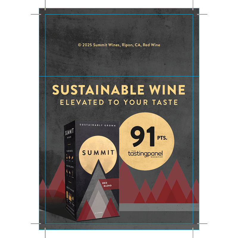 Summit Flow Shelf Talker - Red Blend