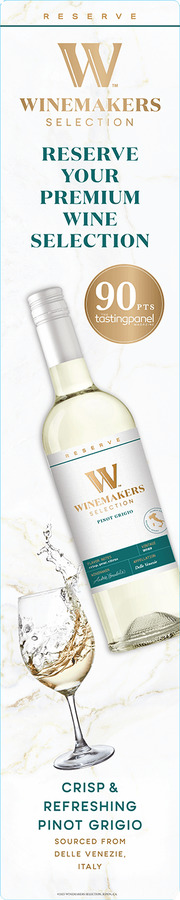 Winemakers Selection Reserve Walmart SWAS End Cap Side Panels - Pinot Grigio