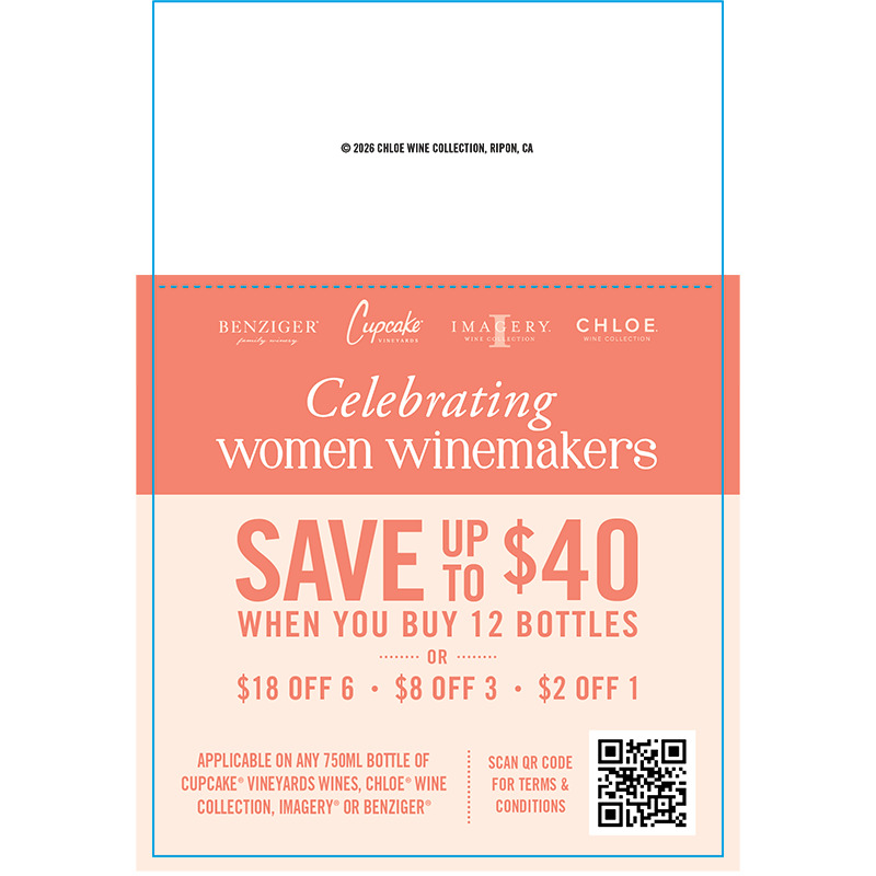Multibrand Women in Wine Shelf Talker - Portfolio