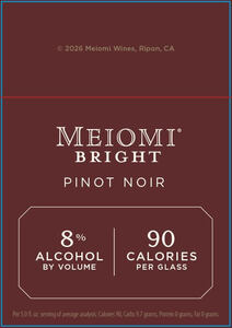 Meiomi Bright Shelf Talker - Pinot Noir